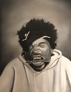 Method Man – J. Darden 20 x 20 Oil on Canvas